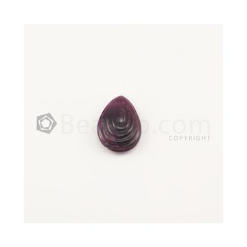 22 x 16.50 mm - Dark Pink Tourmaline Carving - 24.00 carats (ToCarv1033)