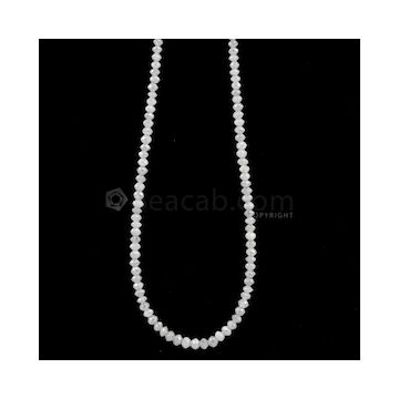 2.60 to 3.50 mm - Medium Gray White Diamond Faceted Beads - 32.97 carats (WDia1033)