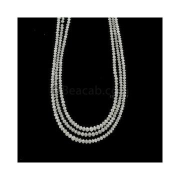 1.80 to 3.50 mm - Medium Gray White Diamond Faceted Beads - 54.50 carats (WDia1040)