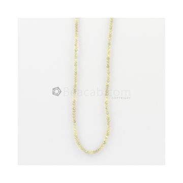 2.50 to 3 mm - Dark Yellow Diamond Faceted Beads - 24.14 carats (YDia1024)