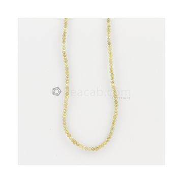 1.70 to 3 mm - Dark Yellow Diamond Faceted Beads - 21.27 carats (YDia1033)