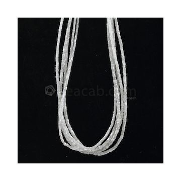 1.50 to 2 mm - Medium Gray White Diamond Cube Beads - 64.90 carats (WDia1044)