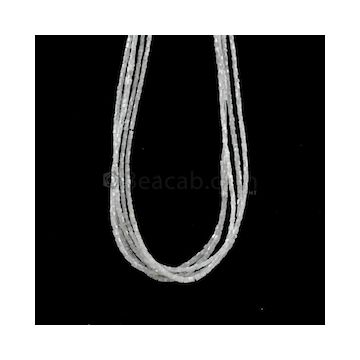 1.50 to 2 mm - Medium Gray White Diamond Cube Beads - 64.60 carats (WDia1045)