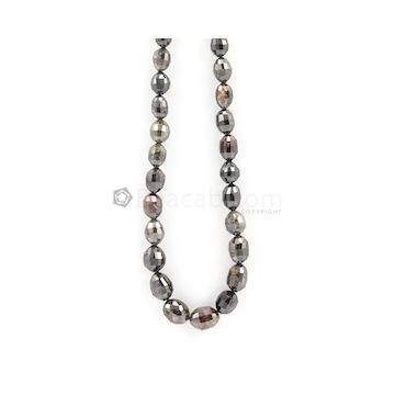6 to 10 mm - Dark Tones Fancy Diamond Drum Beads - 151.90 carats (FncyDiaDr1022)