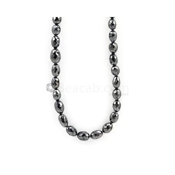 6.50 to 9.50 mm - Black Diamond Drum Beads - 109.00 carats - BDIADRM1005