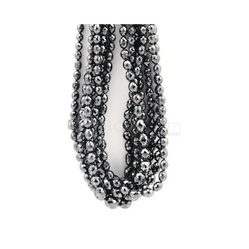 3.50 to 7.50 mm - Black Diamond Drum Beads - 382.00 carats (BDiaDrm1015)
