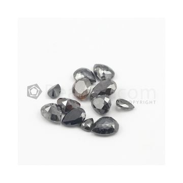 5.50 x 4.50 mm to 9.20 x 7.70 mm - Dark Tones Pear Shaped Diamond Cut Stones Diamond  - 16.09 carats (FDCS1003)