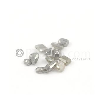 4.80 x 3.90 mm to 11 x 4 mm - Medium Gray Mix Shaped Diamond Cut Stones Diamond  - 11.25 carats (FDCS1005)