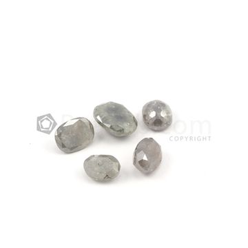 8.80 x 6.20 mm to 11 x 9.90 mm - Medium Tones Oval Shaped Diamond Cut Stones Diamond  - 15.65 carats (FDCS1007)