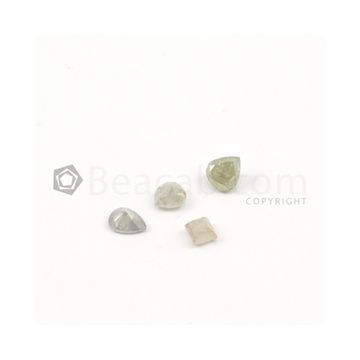 3.30 x 3.30 mm to 6 x 5.30 mm - Medium Tones Pear Shaped Diamond Cut Stones Diamond  - 2.27 carats (FDCS1009)