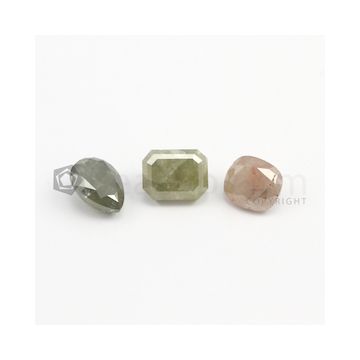 11.20 x 10 mm to 3.20 x 10 mm - Medium Tones Mix Shaped Diamond Cut Stones Diamond  - 23.47 carats (FDCS1013)