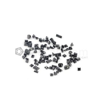 2 x 2 mm to 4 x 3.50 mm - Black Mix Shaped Diamond Cut Stones Diamond  - 8.97 carats (FDCS1025)