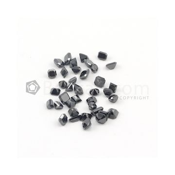 4.50 x 4.20 mm to 3.10 x 3.20 mm - Black Mix Shaped Diamond Cut Stones Diamond  - 14.70 carats (FDCS1027)