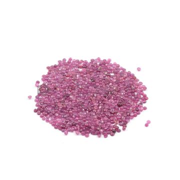 2 mm - Medium Red Round Ruby Cabochons - 679 pieces - 38.17 carats (RuCab1008)