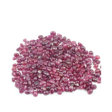 6 x 4, 7 x 5, 8 x 6 mm - Medium Red Oval Ruby Cabochons - 351 pieces - 387.50 carats (RuCab1012)