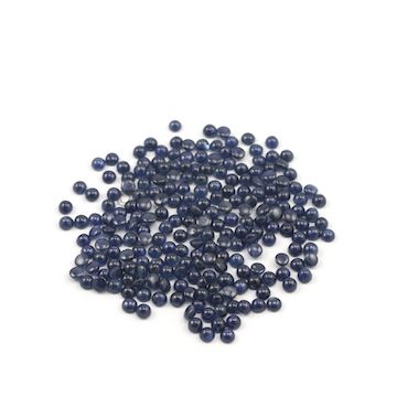 5 mm - Dark Blue Round Sapphire Cabochons - 222 pieces - 247.50 carats (SaCab1007)