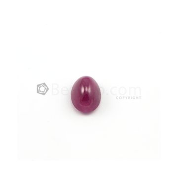18.50 x 13.50 mm - Medium Red Oval Ruby Cabochon - 1 piece - 23.77 carats (RuCab1022)