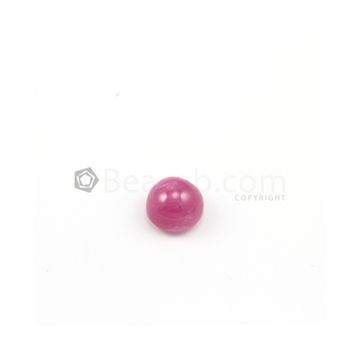 12.50 mm - Light Red Round Ruby Cabochon - 1 piece - 14.48 carats (RuCab1042)