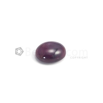 17 x 14 mm - Dark Red Oval Ruby Cabochon - 1 piece - 19.47 carats (RuCab1079)