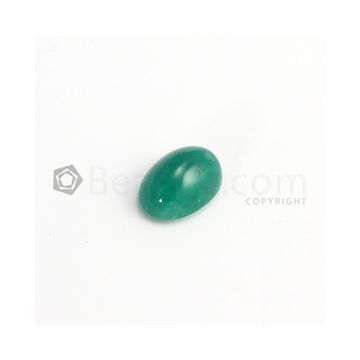 16.80 x 12 mm - Medium Green Oval Emerald Cabochon - 1 piece - 12.56 carats (EmCab1036)