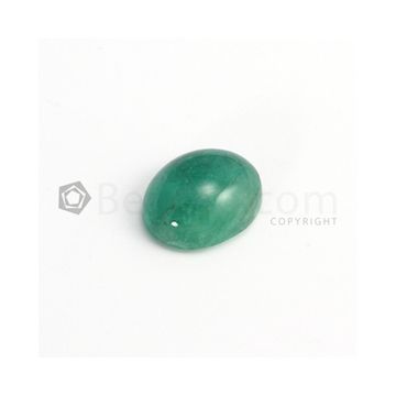 20 x 17 mm - Light Green Oval Emerald Cabochon - 1 piece - 25.96 carats (EmCab1041)