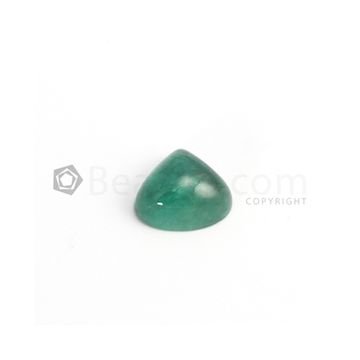 16.50 x 18.30 mm - Medium Green Pear Emerald Cabochon - 1 piece - 18.36 carats (EmCab1042)
