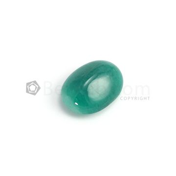 25 x 19.50 mm - Medium Green Oval Emerald Cabochon - 1 piece - 41.81 carats (EmCab1043)