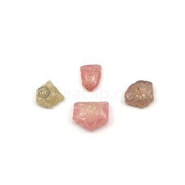 15 x 11 mm to 16 x 18 mm - Medium Tones Multi-Sapphire Mix Shape Carving - 4 pieces - 48.50 carats (MSCar1015)