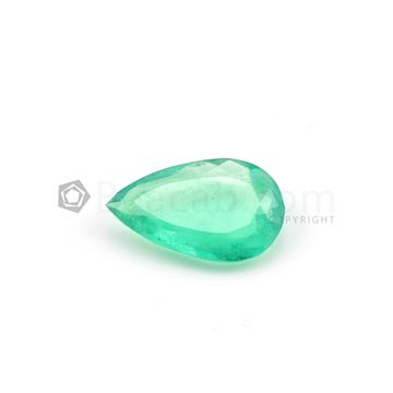 18.10 x 11.60 mm - Medium Green Emerald Pear Shape - 1 piece - 5.18 carats (EmCS1001)