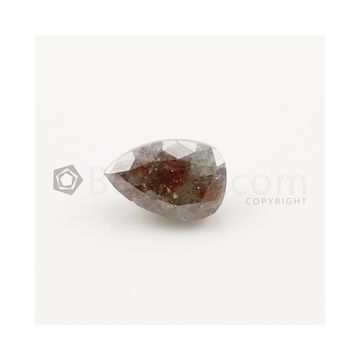 15.50 x 10 mm - Dark Brown Diamond Pear Cut - 1 Piece - 8.25 carats (FDCS1028)