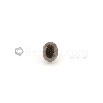 8.80 x 6.80 mm - Dark Brown Diamond Oval Cut - 1 Piece - 2.69 carats (FDCS1041)