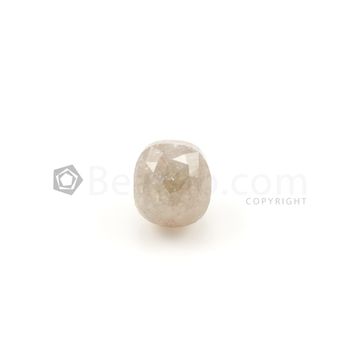 11 x 10 mm - Light Gray Diamond Double Dome Cut - 1 Piece - 9.59 carats (FDCS1047)
