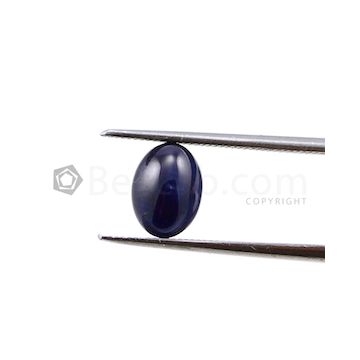 8 x 6 mm - Dark Blue Sapphire Oval Shape - 71 Pieces - 140.60 carats (SaCab1024)