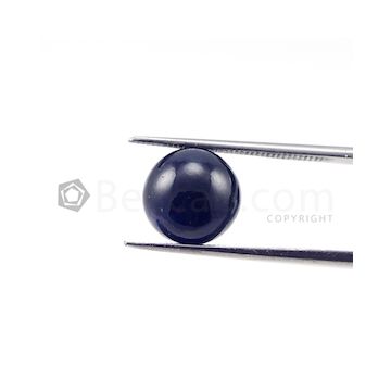 10 mm - Dark Blue Sapphire Round Shape - 9 Pieces - 61.09 carats (SaCab1029)