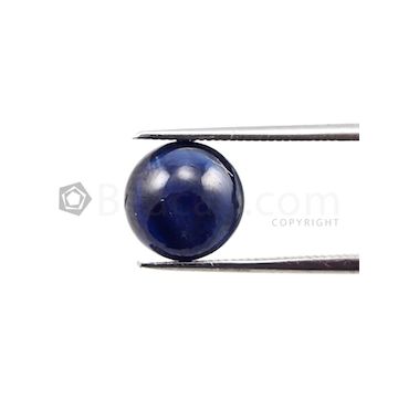 8.50 mm - Dark Blue Sapphire Round Shape - 10 Pieces - 40.90 carats (SaCab1032)