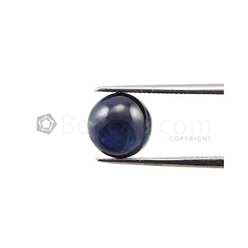 8 mm - Dark Blue Sapphire Round Shape - 72 Pieces - 224.76 carats (SaCab1033)