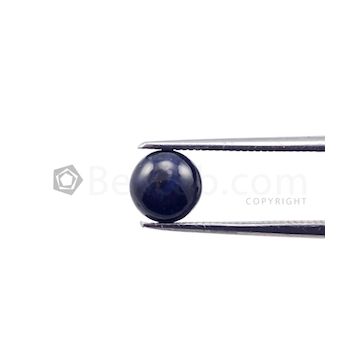 6 mm - Dark Blue Sapphire Round Shape - 108 Pieces - 143.54 carats (SaCab1034)