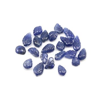 8.30 x 6.70 mm to 13.50 x 8 mm - Medium Blue Sapphire Carving Shape - 22 Pieces - 59.68 carats (SCar1041)