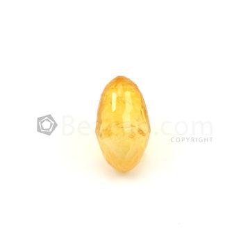 22 x 12.60 mm - Medium Yellow Unheated Yellow Sapphire Faceted Drop Shape - 1 Piece - 33.91 carats (YSDr1001)