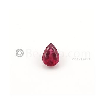 13.10 x 9.60 mm - Dark Pink Tourmaline Pear Cut - 1 Piece - 5.15 carats (ToCS1043)