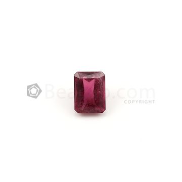 13.50 x 10.10 mm - Dark Pink Tourmaline Emerald Cut - 1 Piece - 8.07 carats (ToCS1044)
