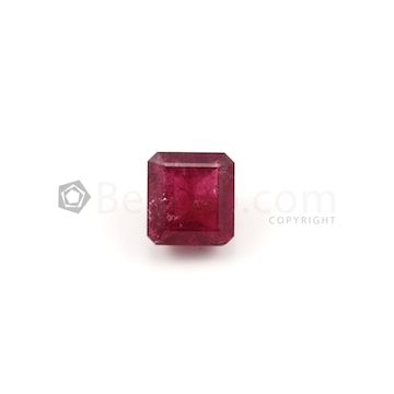 14 x 13 mm - Dark Pink Tourmaline Emerald Cut - 1 Piece - 13.09 carats (ToCS1059)
