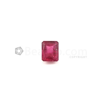 12 x 9.90 mm - Dark Pink Tourmaline Emerald Cut - 1 Piece - 6.01 carats (ToCS1065)