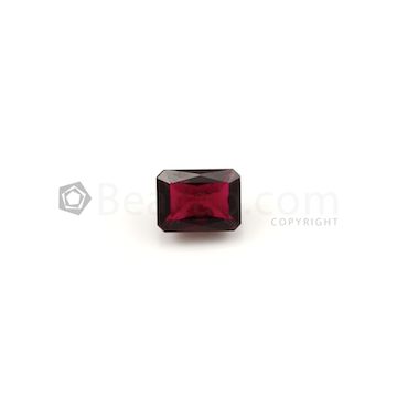 10.40 x 8.50 mm - Dark Red Tourmaline Emerald Cut - 1 Piece - 4.15 carats (ToCS1094)