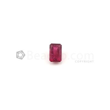 9 x 6 mm - Medium Pink Tourmaline Emerald Cut - 1 Piece - 1.90 carats (ToCS1102)