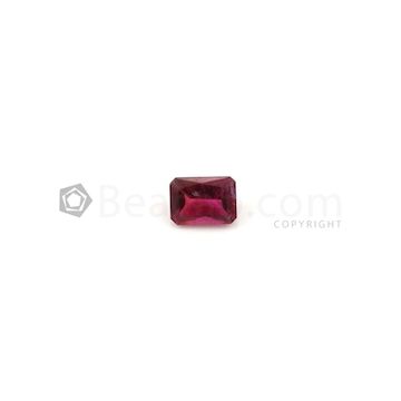 9 x 6.50 mm - Medium Red Tourmaline Emerald Cut - 1 Piece - 2.13 carats (ToCS1103)