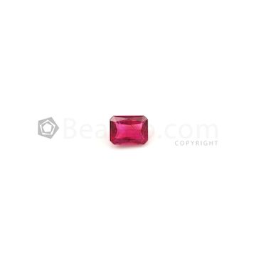 8 x 6.10 mm - Medium Pink Tourmaline Emerald Cut - 1 Piece - 1.53 carats (ToCS1104)