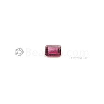 8.10 x 6.10 mm - Medium Red Tourmaline Emerald Cut - 1 Piece - 1.59 carats (ToCS1110)