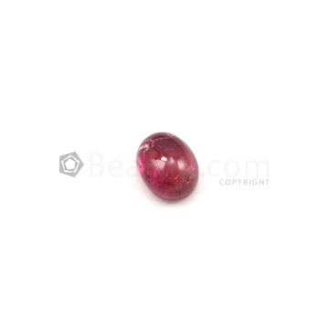 20 x 17 mm - Dark Pink Tourmaline Oval Cabochon - 1 Pieces - 37.46 carats (ToCab1077)