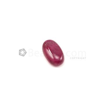 27 x 17 mm - Dark Pink Tourmaline Oval Cabochon - 1 Pieces - 37.68 carats (ToCab1078)